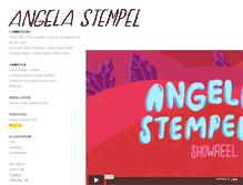 Tablet Screenshot of angelastempel.com